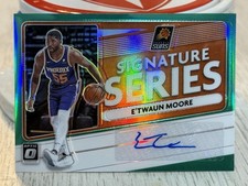 2020-21 Donruss Optic E'Twaun Moore Signature Series Green Auto #SS-ETM