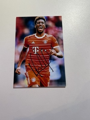 kingsley coman Autogramm Autogramm Original handsigniert  Bayern 