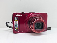 Nikon Coolpix S9300 Kompakt Digitalkamera, rot, TEILDEFEKT! Lesen⚡BLITZBEREIT⚡