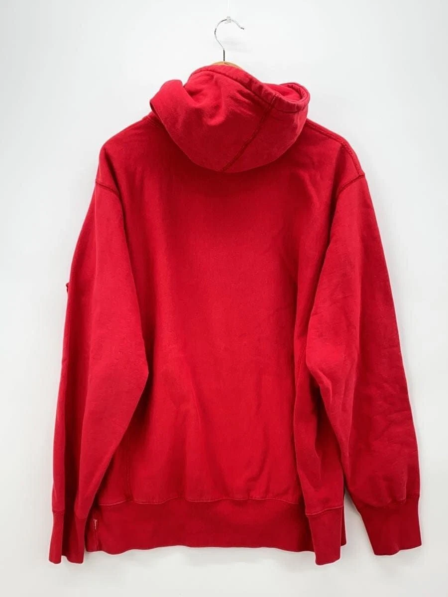 Felpa Supreme con cappuccio XL cotone rosso usata