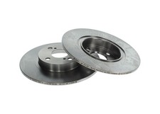 2x BOSCH Disque de frein Arrière pour TOYOTA COROLLA (E10) COROLLA Compact (E11)