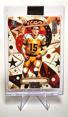 Fernando Mendoza TRUE COLOR MATCH  1/1  PICASSO *Case Hit Rookie Indiana Hoosier