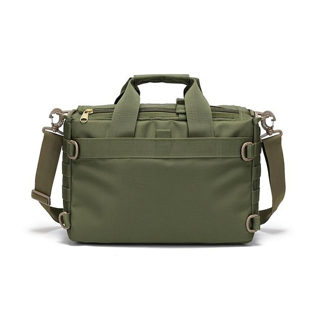 Tactical MOLLE EDC Messenger Bag - Olive Green Multi-Pocket Utility Carryall