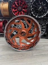 1972 CHEVROLET CAPRCE 24-D GIRARE BRUSHED ROSE GOLD FORGIATO WHEELS