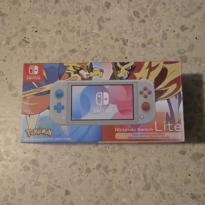 Nintendo Switch Lite Pokemon Zacian & Zamazenta Edition 32GB Wi-Fi Gray