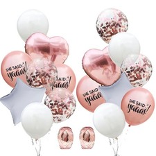 18 Pcs/set Bachelorette Party Decorations Bridal Shower Engagement Balloon