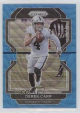 2021 Panini Prizm Blue Wave Prizm /199 Derek Carr #179