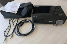Acer X1161P DLP Projector 3D Ready w/ Cables Bag & Manual – Tested Works