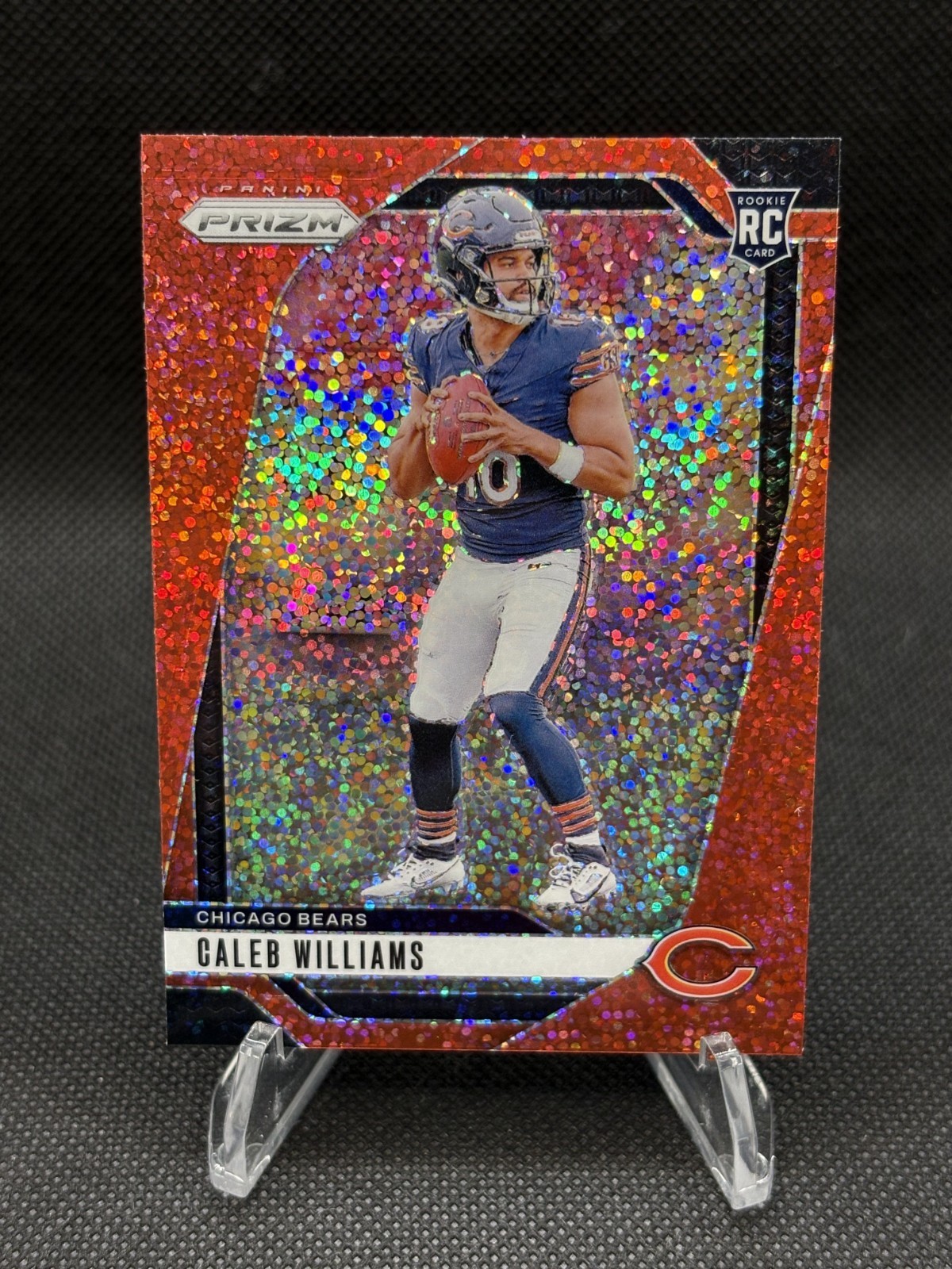 2024 Panini Prizm - Rookie Caleb Williams #301 Red Sparkle Prizm (RC)