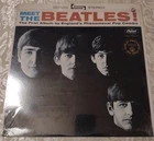 THE BEATLES~MEET THE BEATLES LP 1964 SEALED PROMO CIRCULAR PUNCH HOLE ST2047