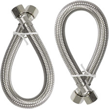 CNCT27912-OM-2 Faucet Supply Line Connects Kitchen Sink to Water Supply, Braided