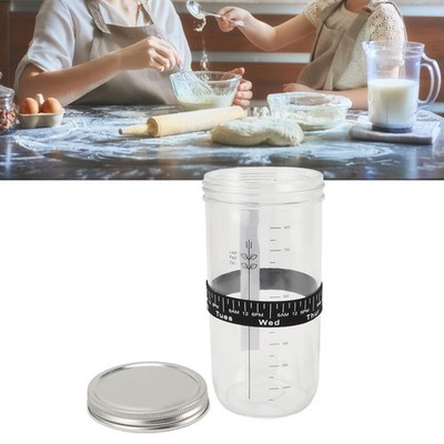 Sourdough Bread Starter Kit 34oz Jar With Silicone Lid