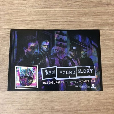 MUSIC24 MAGAZINE ADVERT 5X8 NEW FOUND GLORY: RADIOSURGERY