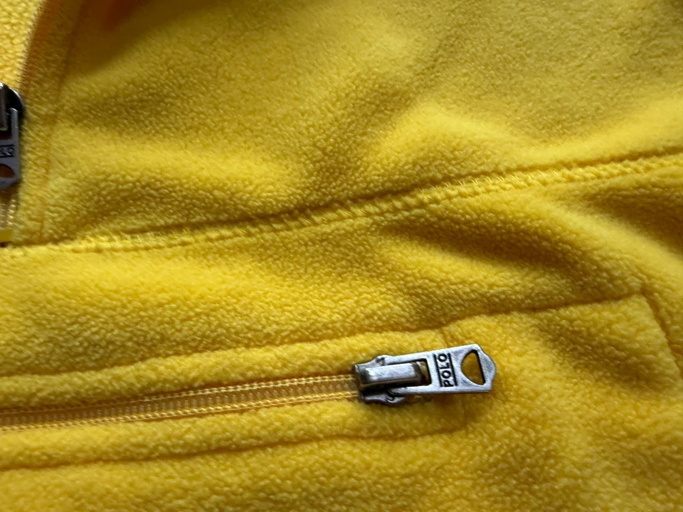 RALPH LAUREN POLO SPORT POLARTEC ФЛИС ЖЕЛТЫЙ МУЖСКОЙ БОЛЬШОЙ ОТЛИЧНОМ СОСТОЯНИИ - Изображение 4 из 4