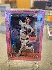 2025 Topps Series One - David Festa #178 Pink Holo Foil (RC) Twins