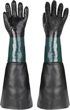 Guantes para Sandblaster 60cm Resistentes con Doble Protección