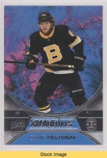 2021-22 Upper Deck Credentials Mandelbrot Fractal David Pastrnak #49 READ a2t