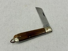 1971 Case XX 1199 SH R Whaler Rope Knife 9 Dot Wood Handle Whale Etch