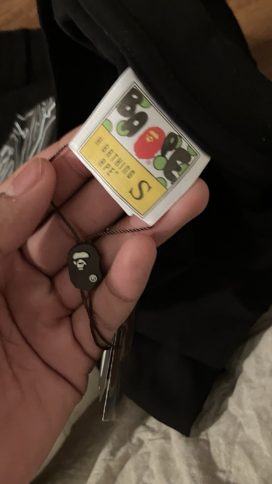 A Bathing Ape Ape Head Graphic Black Limited Edition Cotton T-Shirt Men's Size L thumbnail 5