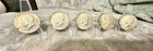 Lot of 5 - Kennedy Half Dollars AU/BU 40% Silver Rainbow Toned #2692