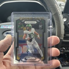 Panini 2024 Prizm Draft Picks Rookie Bo Nix #105 Oregon Ducks Football Card