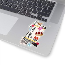 Hong Kong Sticker Stickers Travel Sticker Laptop Decal Car Suitcase Stickers Vac