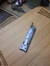 Stainless Steel Keychain Nail Clippers With Titanium Keyring 