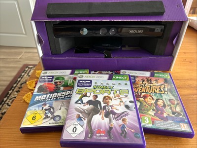 Original Microsoft Xbox 360 Kinect Sensor Bewegungssensor Kamera OVP Set