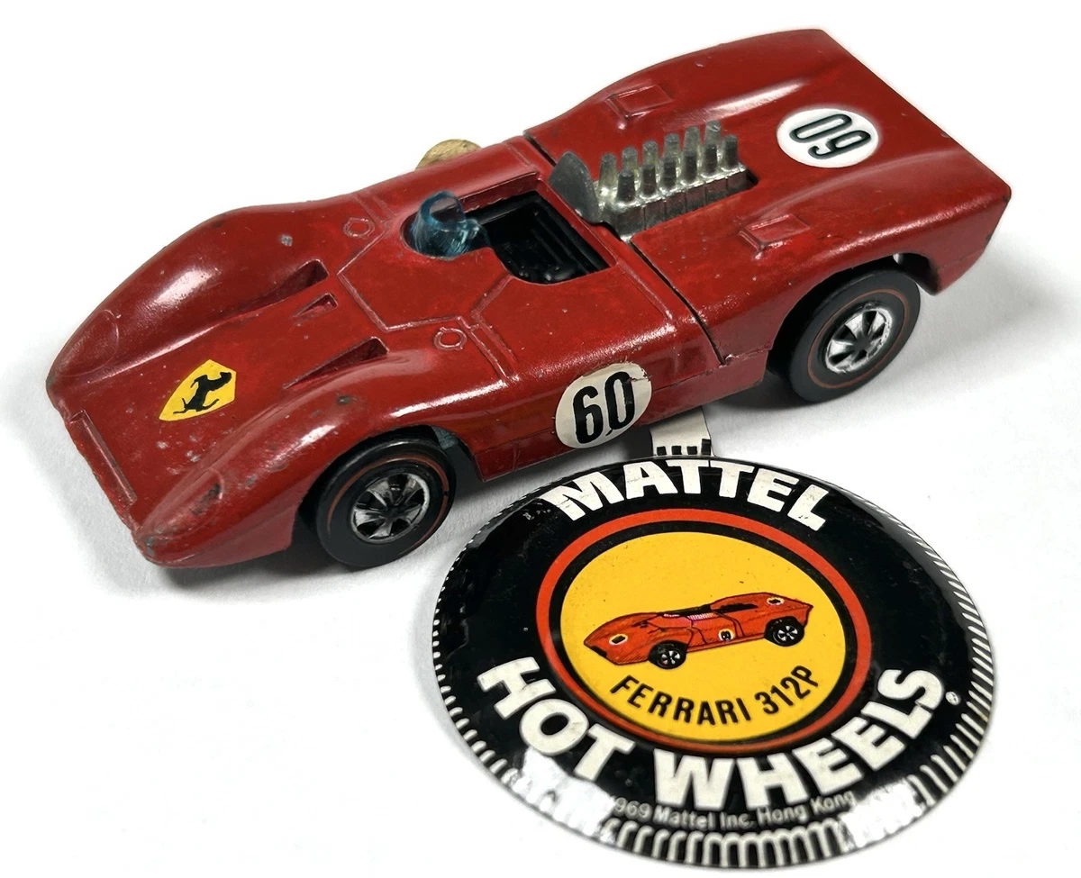 Hot Wheels Ferrari 1969 Year of Manufacture Vintage Manufacture