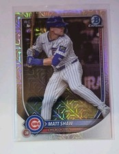 Matt Shaw Rookie Mojo Refractor 2025 Topps Bowman Chrome Baseball