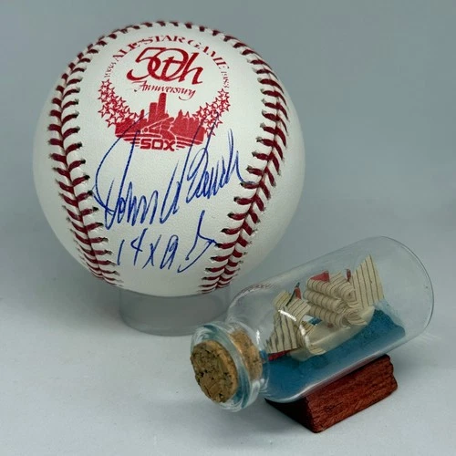 Johnny Bench signed Rawlings 1983 All Star Logo Baseball JSA COA Inscribed A3878