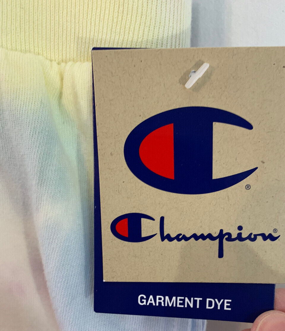 NWT Champion Mens Tie Dyed Sweat Athletic Gym Shorts Size XL Drawstring