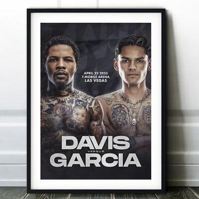 Gervonta Tank Davis vs. Ryan Garcia Fight Poster - Wandbilddruck - 2023 Boxen