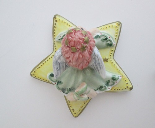 Fitz & Floyd Lidded Trinket Box "Moonbeams" Celestial Angel 5 7/8" Long GC - Picture 11 of 12