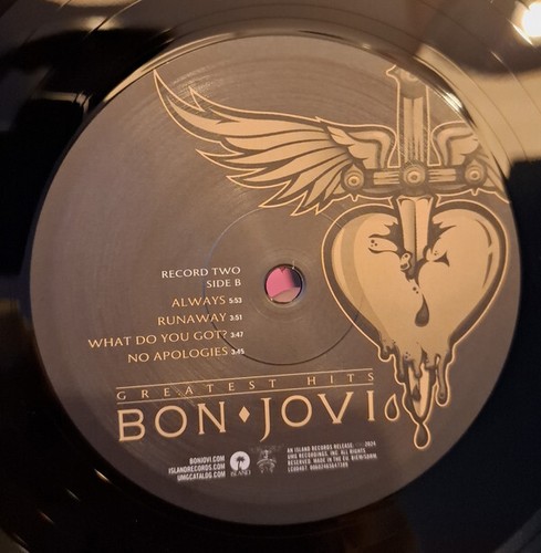 Bon Jovi–Greatest Hits- Vinyl 2LP Compilation Gatefold 2024 NEW SEALED *ITEM - Picture 5 of 7