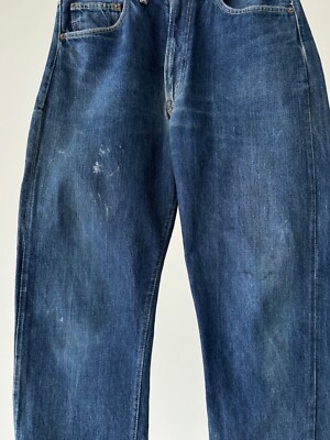 Vintage 1960s Original USA Levi's 502 0117 'BIG E' Selvedge