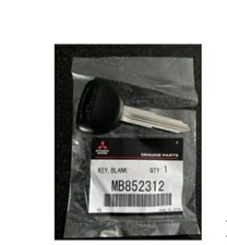 JDM OEM Mitsubishi EVO 5 6 Blank Key 1PC Lancer Evolution GSR NEW JAPAN GENUINE