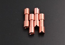 Corby Niete 1/4 (6,35 mm) 4 Stück Kupfer f. Messerbau Schraubniete