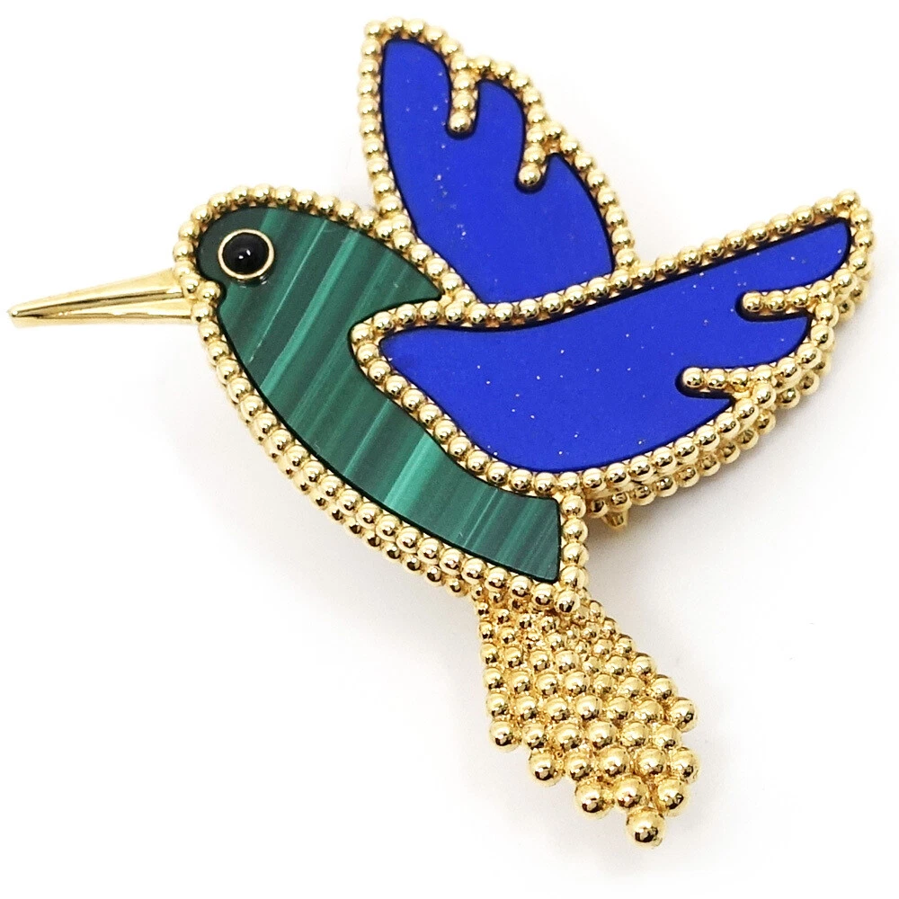Van Cleef & Arpels Lucky Animals Colibri Hummingbird brooch K18YG P0021498