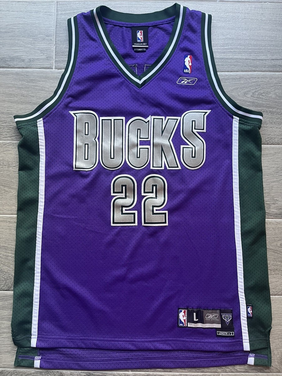 Michael Redd Milwaukee Bucks Jersey Vintage Reebok Stitched Men Sz