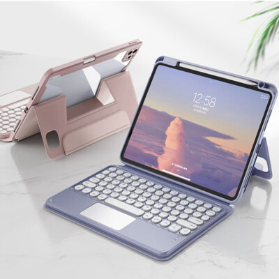 Wireless With touchpad keyboard mouse suit Rechargeable Portable for PC ipad Mac