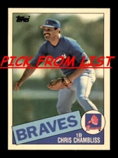 1985 Topps Tiffany 261-517 EX-MT/NM Pick From List All PICTURED