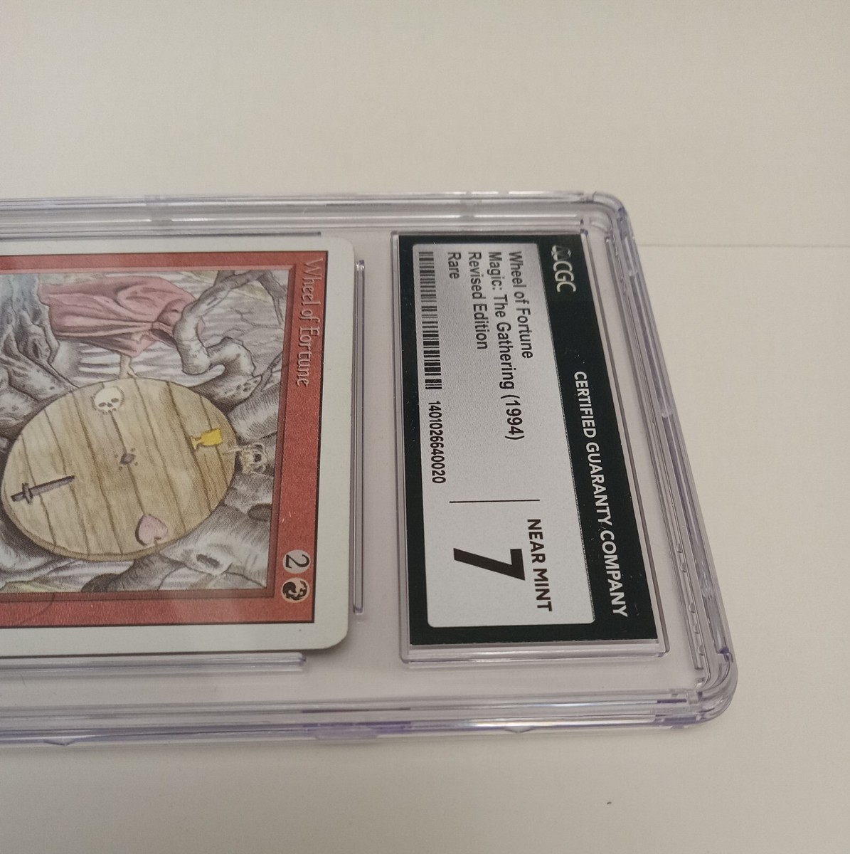 マジック:ザ・ギャザリング Wheel of Fortune LEA CGC7 MTG Wheel Of Fortune Revised CGC 7 Near Mint Magic the