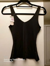 ❤New Secret Possessions Nude Lace Control Size 6-8 XS Stretch Cami Top with tags