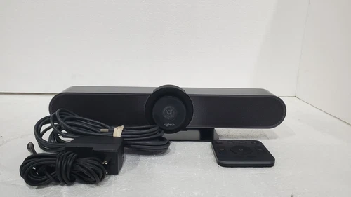 RB Logitech Meetup 960-001101 Video Conferencing Camera w /AC+ REMOTE+ USB