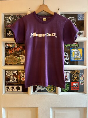 VINTAGE 70's Haagen Dazs Ice Cream T-Shirt Sz Small Made in VINTAGE 70's Haagen Dazs Ice Cream T-Shirt Sz Small Made in