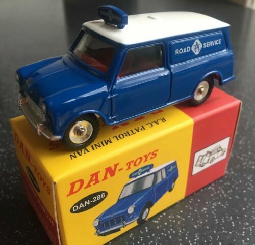 Dinky Toys GB N°34C – Van Publicitaire Bleu, échelle 1/43, Zamak, Occasion