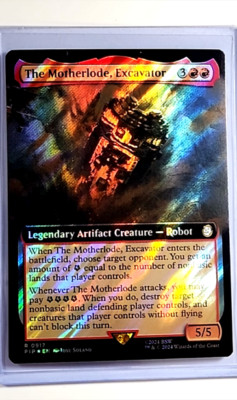 MTG Magic the Gathering Fallout Extended Surge Foil The Motherlode Excavator