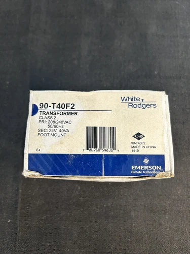 White Rodgers 90-T40F2 Class 2 Transformer Energy Limiting  (NEW)