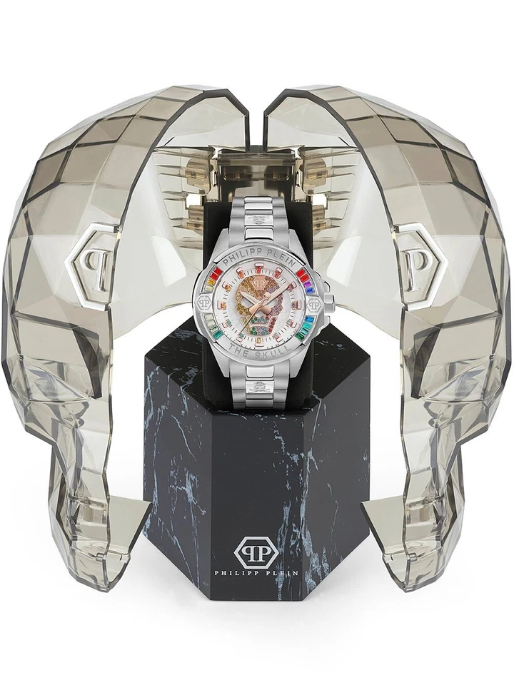 Orologio PHILIPP PLEIN THE SKULL PWNAA0422 Bracciale Acciaio - Immagine 4 di 4
